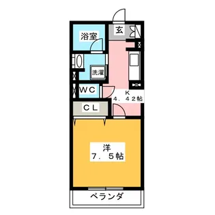 フレンド・コート【2階】の間取り