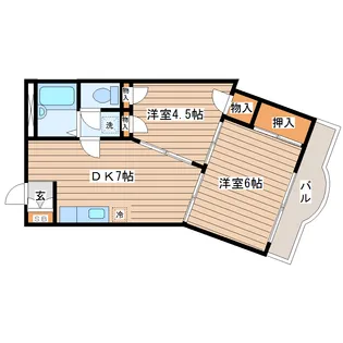 BAU長町【2階】の間取り