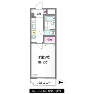 神楽坂パルハイツ【2階】の間取り