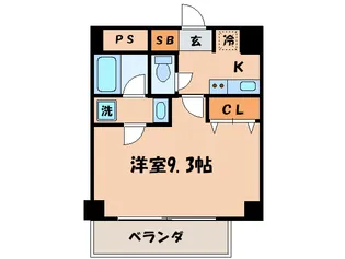 プラザ五条鴨川【7階】の間取り