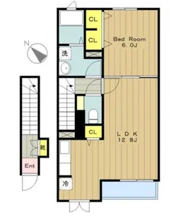 ベルクムント【2階】の間取り