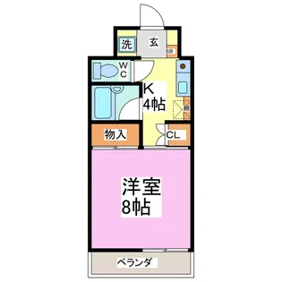 プリマベラKONDO【5階】の間取り