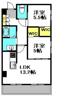 シャーメゾン四季彩【2階】の間取り