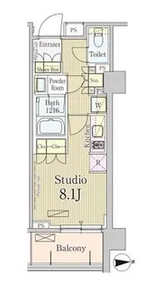 パークアクシス池田山【4階】の間取り