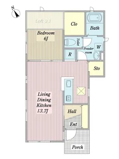 ソル・デ・プリマベーラ【1階】の間取り