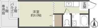 シャロームB【1階】の間取り