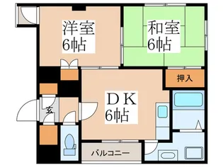 リベルテタカハシ【3階】の間取り