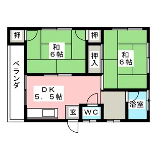 末廣ビル【4階】の間取り