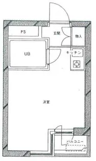 コートベルセブン【1階】の間取り
