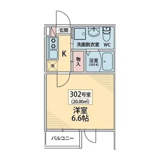 ライブリー千葉松波【3階】の間取り