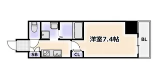 ビオス天王寺【5階】の間取り