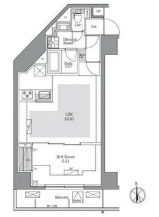 ラグゼナ八王子南町【2階】の間取り