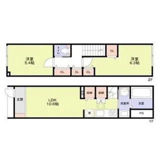 テラスハウス井荻の間取り