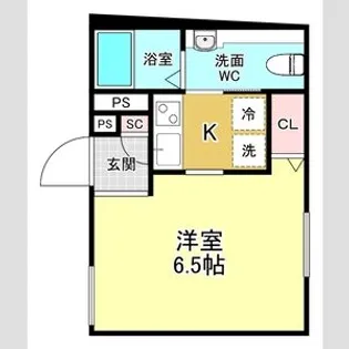 ジュリアス大森中【2階】の間取り