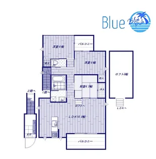 KHTテラス【2階】の間取り