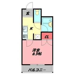 アーベントロート【5階】の間取り