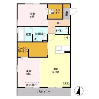 グレイス A【2階】の間取り