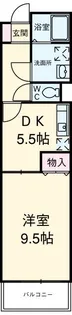 レイクビレッジIII【1階】の間取り