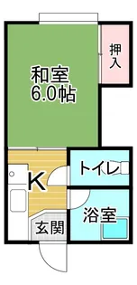 第一田万里ビル【2階】の間取り