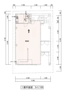 小路1丁目テナント (事務所)【1階】の間取り