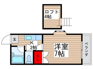 メゾネ-ド常盤平の間取り