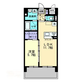 フォレシス下中野【3階】の間取り