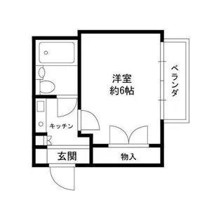 ジュネパレス松戸第524号【2階】の間取り