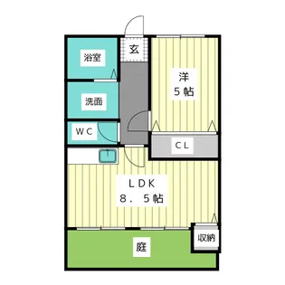 コーポイノウエ【1階】の間取り