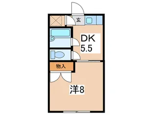 サンハウス相南【1階】の間取り