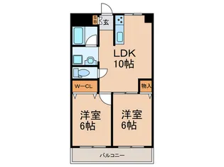 ファーロ【4階】の間取り