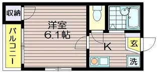 パティオ南烏山【1階】の間取り