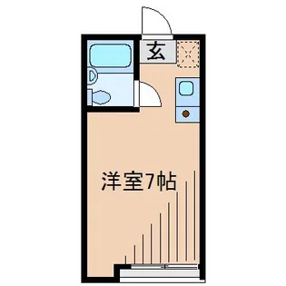 アパートメント5【1階】の間取り