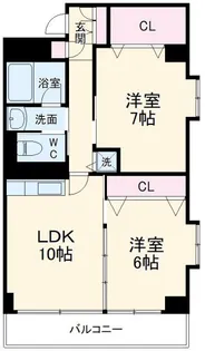 AZ beans【2階】の間取り