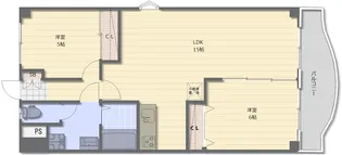 レジデンス蔵前【2階】の間取り