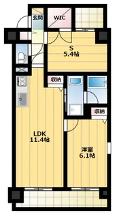 Avenue静岡茶町【4階】の間取り