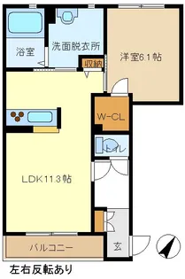フォレストピア【1階】の間取り