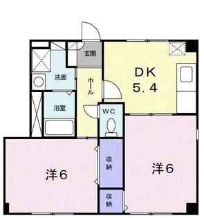 アーバンプレイスI【1階】の間取り