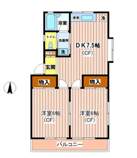 ハイムサンミット【2階】の間取り