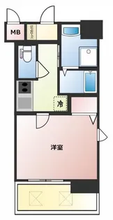 サヴォイラクアティック【8階】の間取り