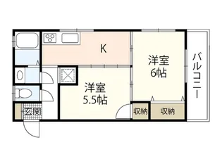 下山ビル【3階】の間取り