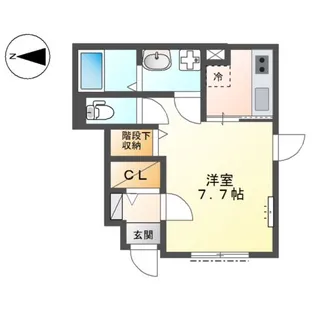 Nestle大森西II【1階】の間取り