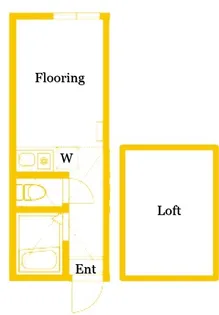 ユナイト黄金町アクトンストリート【2階】の間取り