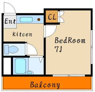 シーサイドマンション【6階】の間取り
