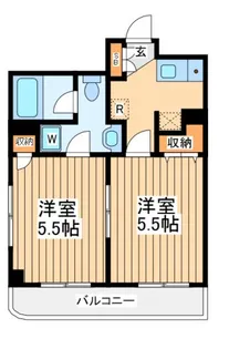 サロン・ボン・グゥ【2階】の間取り