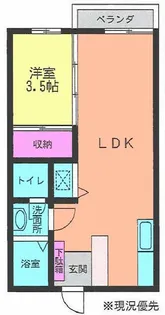レジデンス座間【2階】の間取り