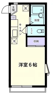 グリーンゲィブル池之端【2階】の間取り