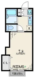 ハイツ千代浦【2階】の間取り