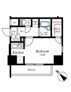 レピュア大塚【4階】の間取り