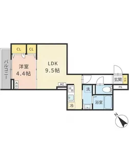 グラナーデ石神井台【3階】の間取り
