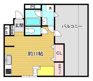 レジデンス園【4階】の間取り